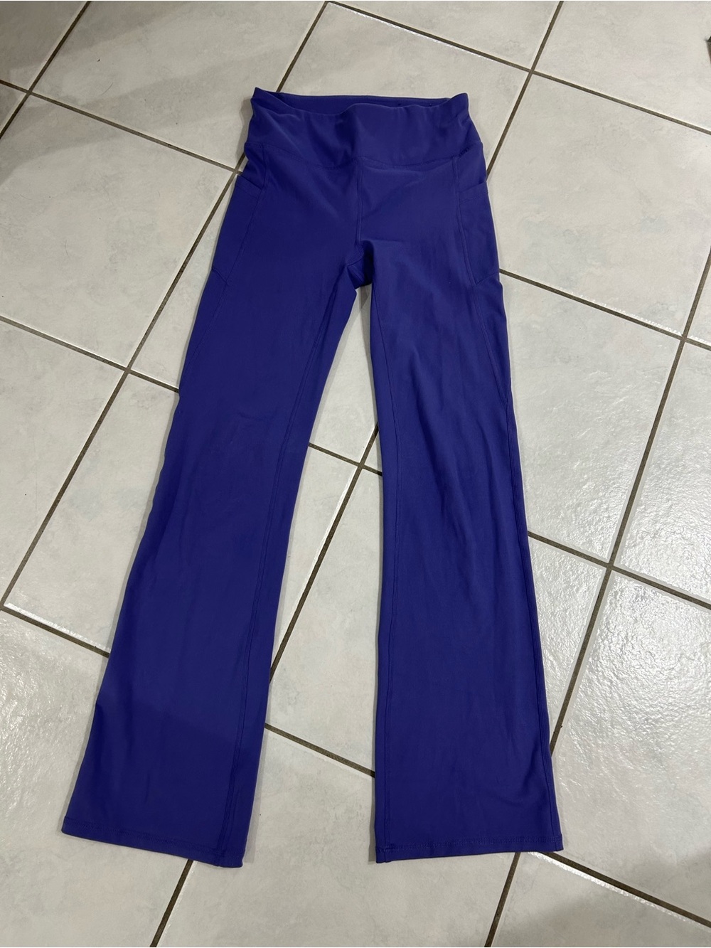 GAIAM Purple High-Waist Yoga Leggings